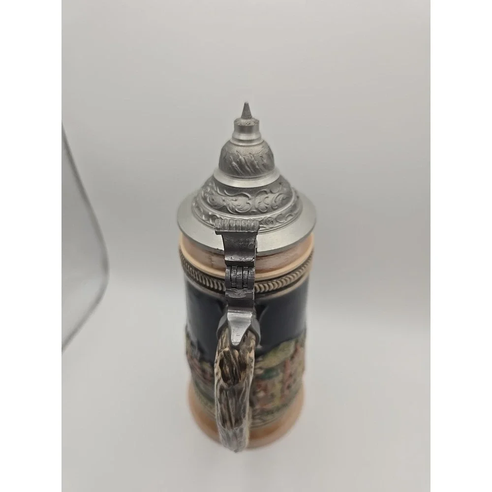 German Lidded Beer Stein, The‎ Castles Of King Ludwig, Clean